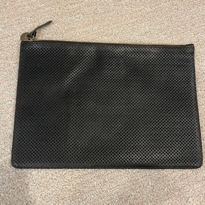 NEW Clare V perforated flat pouch